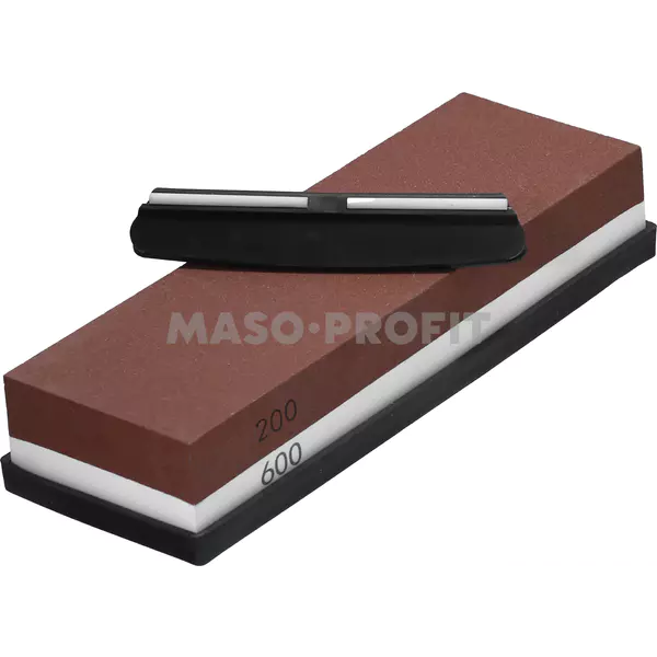 Orion Kámen brusný korund 200/600 s podložkou úchyt na nože