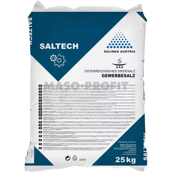 Sůl průmyslová regenerační  25kg SALTECH