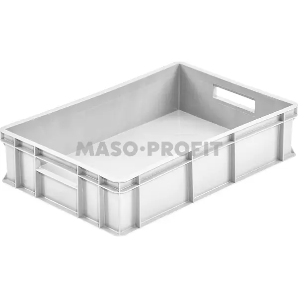 Přepravka bílá 600x400x140mm uzavřená