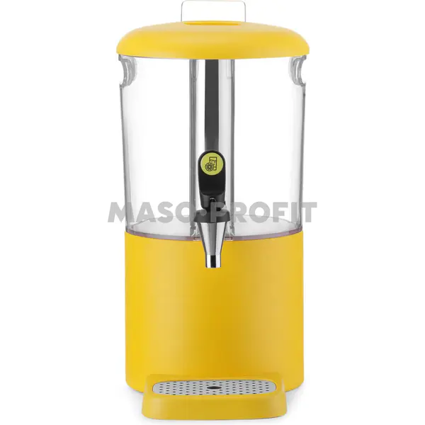 HENDI Dávkovač šťávy, 4 l UNIQ, HENDI, designed by Robert Bronwasser, 4L, Žlutá, 315x211x(H)431mm