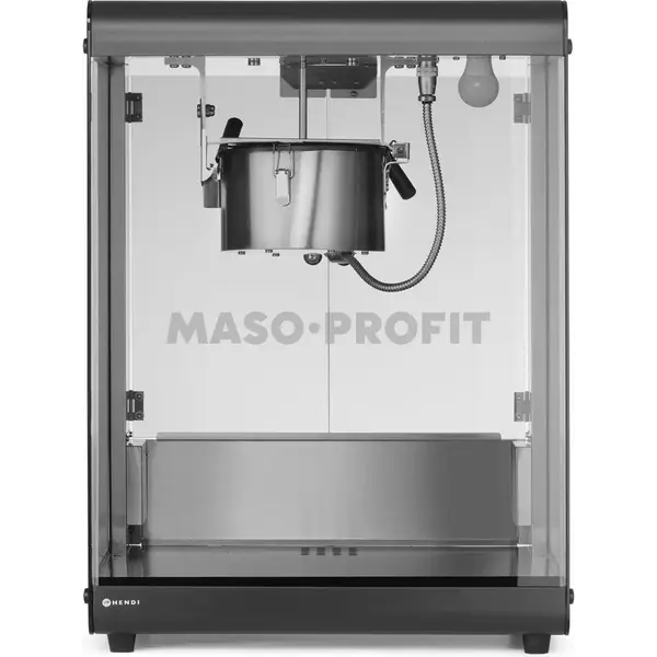 HENDI Stroj na výrobu popcornu, HENDI, 80L, Černá, 220-240V/1155W, 560x445x(H)775mm