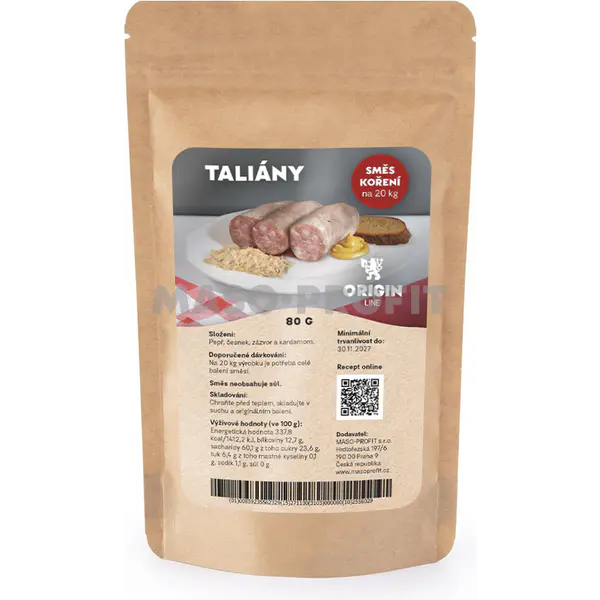 Origin Line Kořenicí směs bez soli Taliány 80 g na 20 kg díla