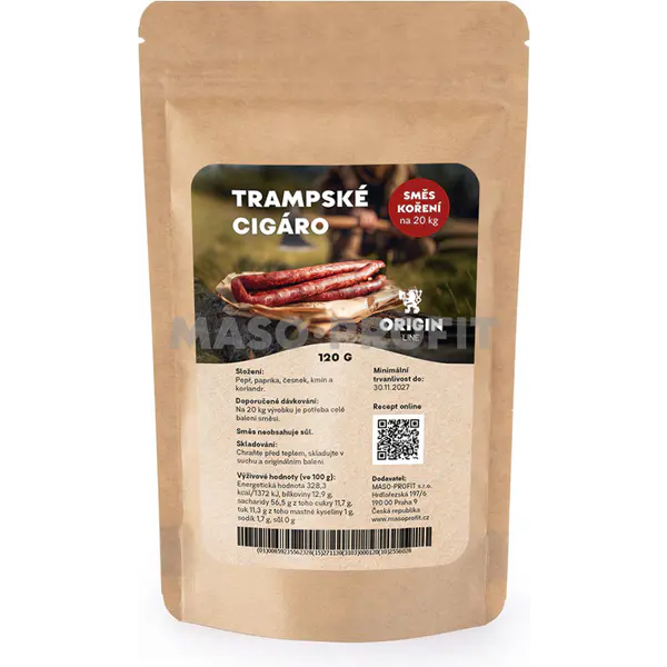 Origin Line Kořenicí směs bez soli Trampské cigáro 120 g na 20 kg díla