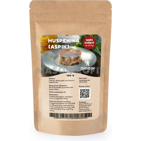 Origin Line Kořenicí směs bez soli Huspenina (aspik) 100 g na 20 kg díla