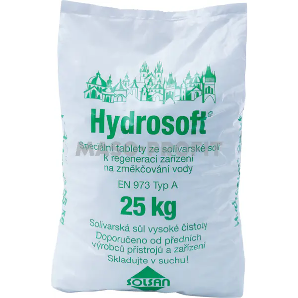 Hydrosoft-tabletová a regenerační sůl 25kg