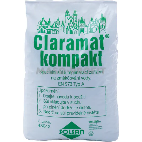 Claramat kompakt - zlomková sůl 25 kg