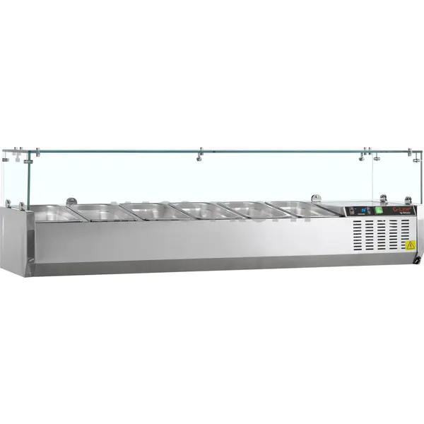 Tefcold Nástavba stolní chladicí  VK33-150, 7*GN1/4