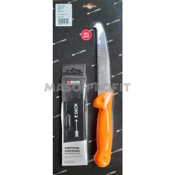 F. Dick Nůž lovecký MagicGrip 15 cm oranžový vč. pouzdra   8 2640 156-53