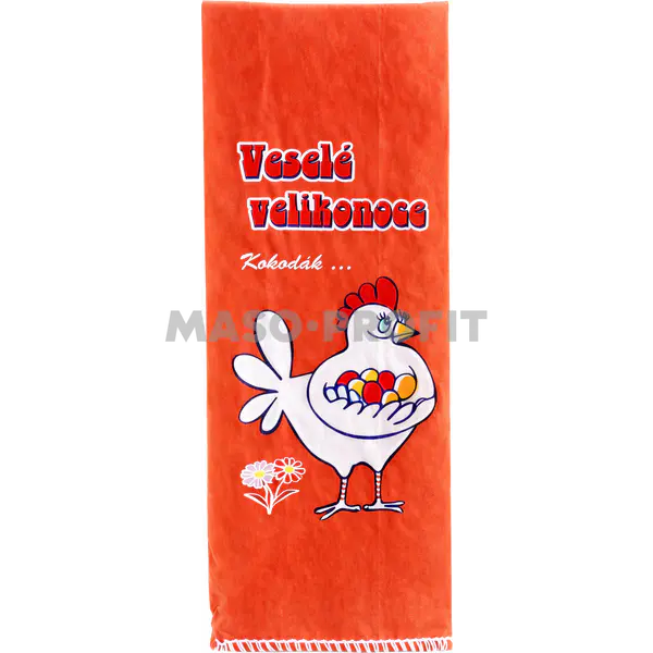 Slepice - sáček, velikost: 80 x 250 mm, hmotnost po naplnění: 0,4 kg