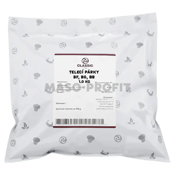 Classic line Směs kořenící - Telecí párky BF BG BB 1kg