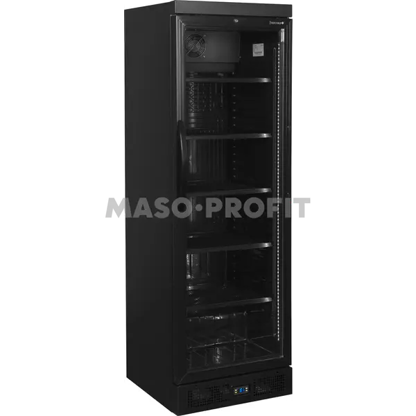 Tefcold Skříň chladicí prosklené dveře CEV435 BLACK