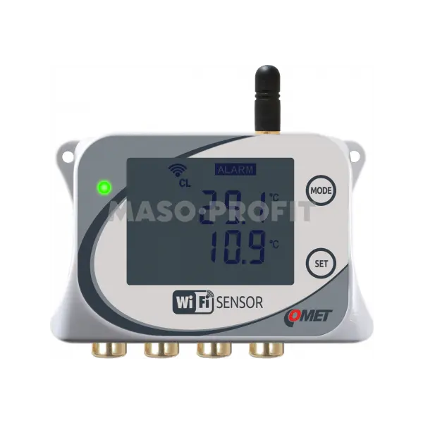 COMET Záznamník W0741čtyřkanálový WiFi se vstupem pro Pt1000