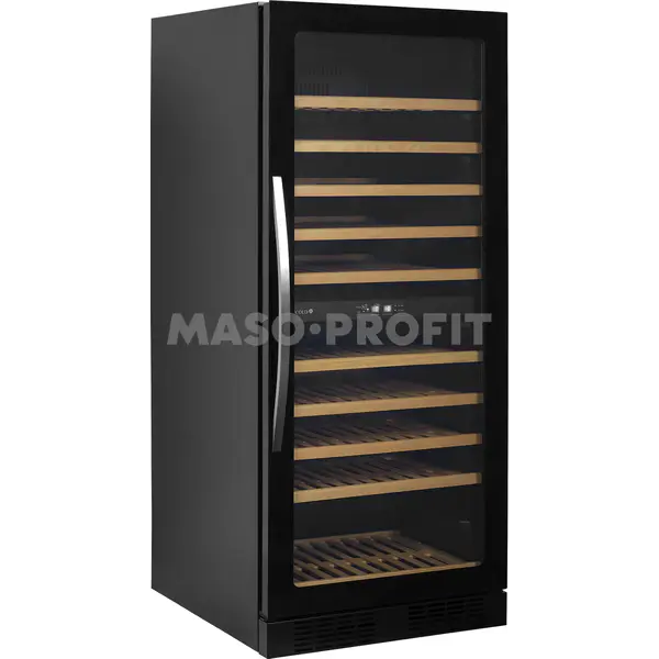 Tefcold Vinotéka černá duální bezrámová TFW300-2F