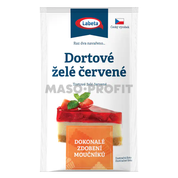 Labeta Dortové želé červené 10g