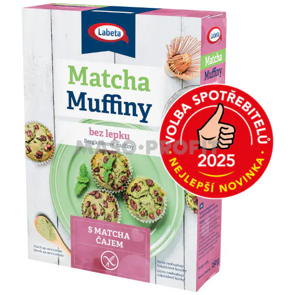 Labeta Muffiny matcha bez lepku, 250g
