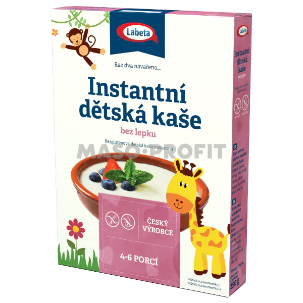 Labeta Dětská kaše instantní bez lepku 250g