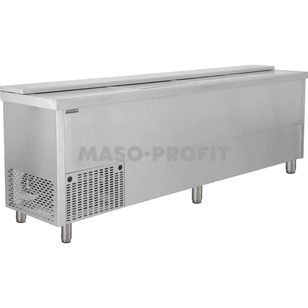 Tefcold Skříň chadicí pultová na láhve nerez BHC250X1
