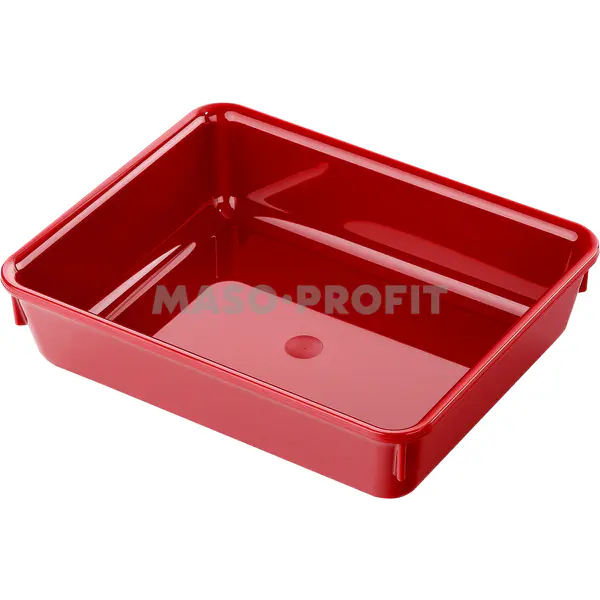 PricoPlex Miska červená 160x200x50mm PC, ABS