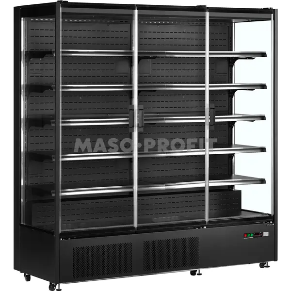 Tefcold Vitrína chladicí přístěnná kř. dveře PC1870B