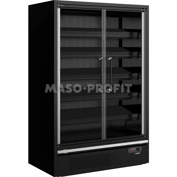 Tefcold Vitrína chladicí přístěnná kř. dveře Galaxy+ GP14FGD Maxi Black