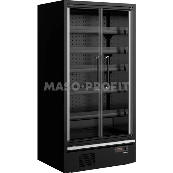 Tefcold Vitrína chladicí přístěnná kř. dveře Galaxy+ GP10FGD Black