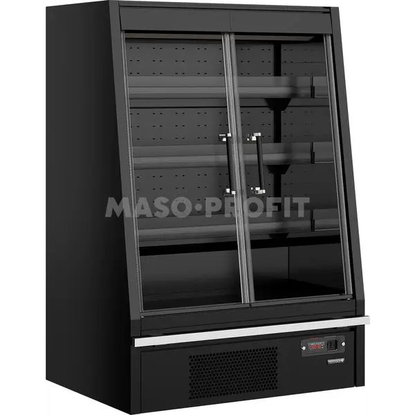 Tefcold Vitrína chladicí přístěnná kř. dveře Galaxy+ GPL10FGD Black