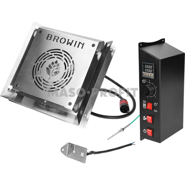 BROWIN Sada elektrických modulů s digitálním ovladačem - dragON 1,5 kW, pro zahradní udírny