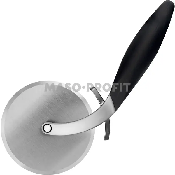 Microplane Kráječ na pizzu s děrovačem, černý