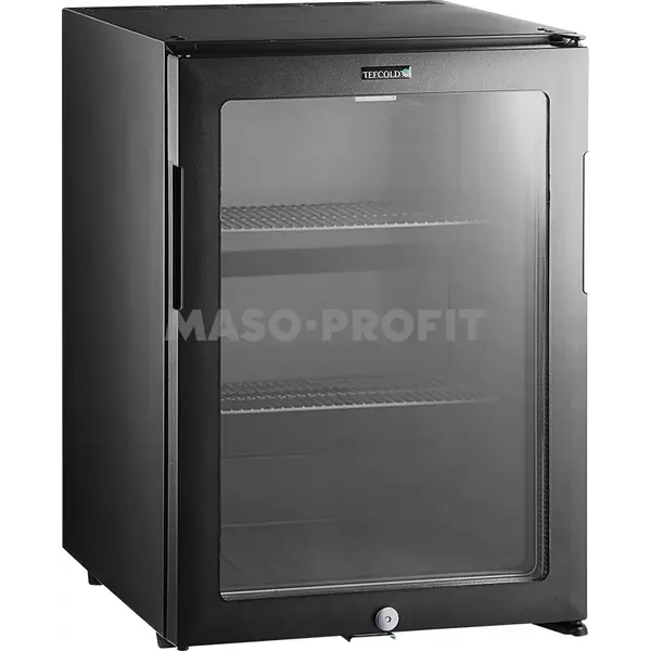 Tefcold Minibar prosklené dveře, černá TM44G-1