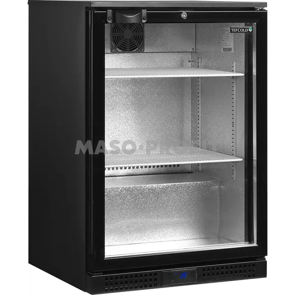 Tefcold Minibar prosklené křídlové dveře, černá DB126H