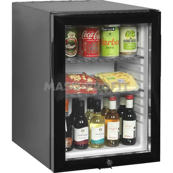 Tefcold Minibar s prosklenými dveřmi TM 45 GC