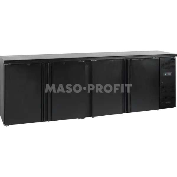 Tefcold Minibar, plné křídlové dveře, černá CBC 410