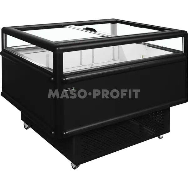 Tefcold Vitrína černá chladicí / mrazicí s přepínáním UHD 201 Black