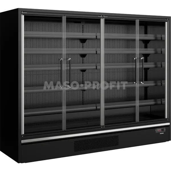 Tefcold Vitrína chladicí  přístěnná, kř. dveře Galaxy+ GP26FGD Maxi Black