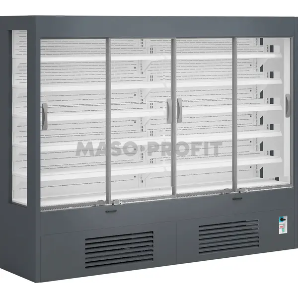 Tefcold Vitrína chladicí přístěnná, posuv. dveře Varna 250/60 DP mini