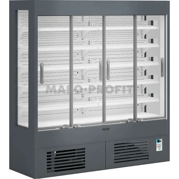 Tefcold Vitrína chladicí  přístěnná, posuv. dveře Varna 210/60 DP mini