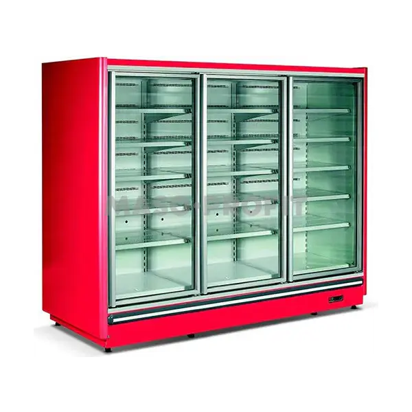 Tefcold Vitrína mrazicí přístěnná Oslo 3D/80