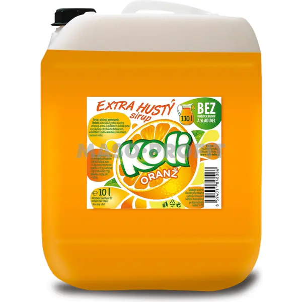 Koli Sirup oranž 10l