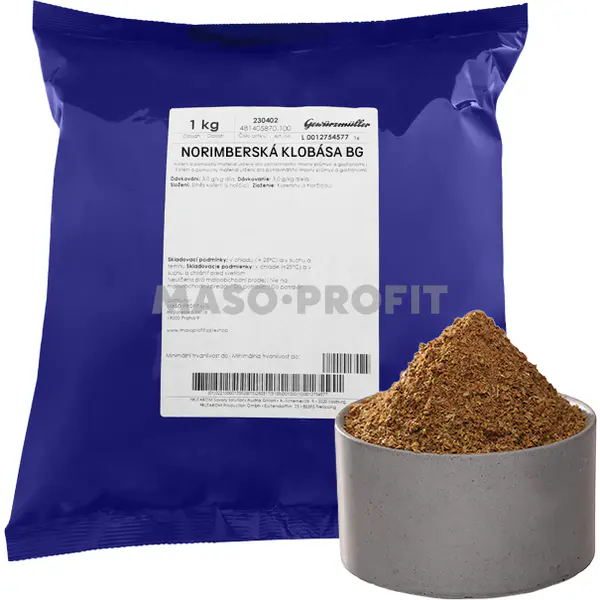 Gewürzmüller Směs kořenící - Norimberská klobása BG 1Kg