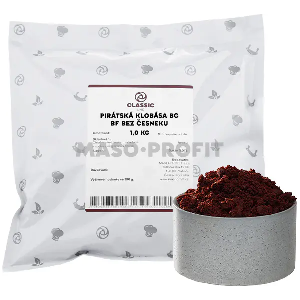 Classic line Směs kořenící - Pirátská klobása BG BF bez česneku 1Kg