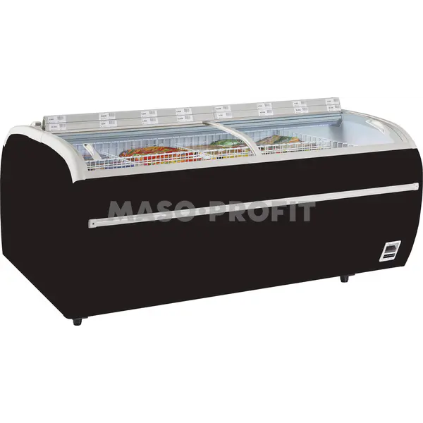 Tefcold Ostrov mrazicí, černá TWIN 220B-F