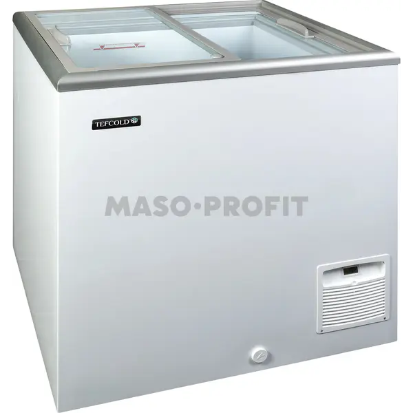Tefcold Mraznička pultová prosklené rovné víko IDA200-W1