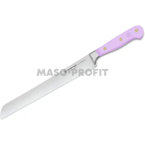 Wüsthof Nůž na chleba s dvojitě vlnkovaným ostřím, Purple Yam, 23 cm CLASSIC COLOUR