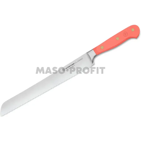Wüsthof Nůž na chleba s dvojitě vlnkovaným ostřím, Coral Peach, 23 cm