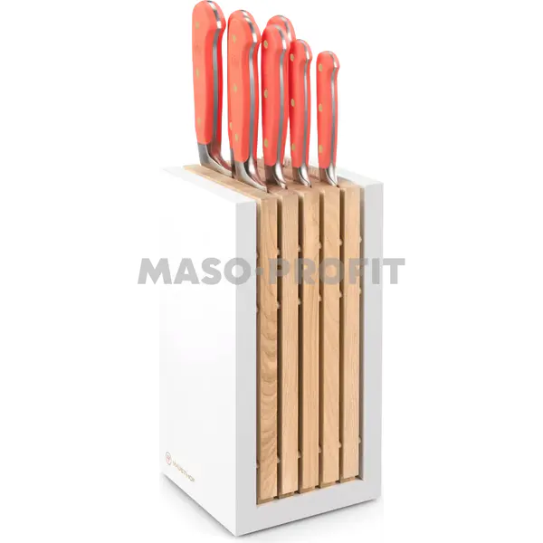 Wüsthof Blok na nože se 7 noži, Coral Peach CLASSIC COLOUR