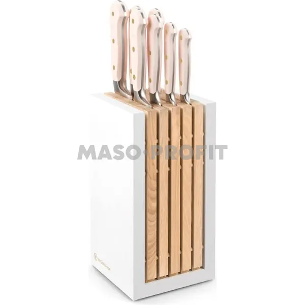 Wüsthof Blok na nože se 7 noži, Pink Himalayan Salt CLASSIC COLOUR