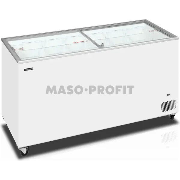 Tefcold Mraznička pultová  posuv. rovné víko IC502SC