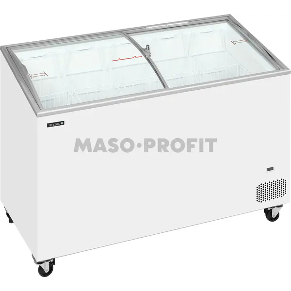 Tefcold Mraznička pultová  prosklené oblé víko IC402SCEB