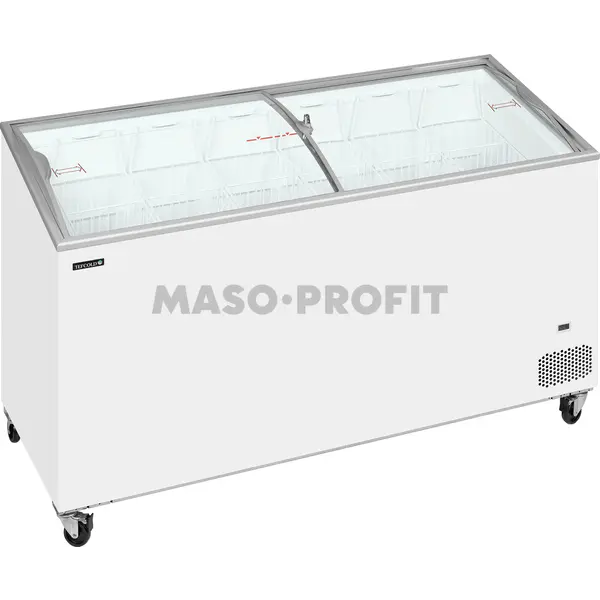 Tefcold Mraznička pultová  prosklené oblé víko IC502SCEB