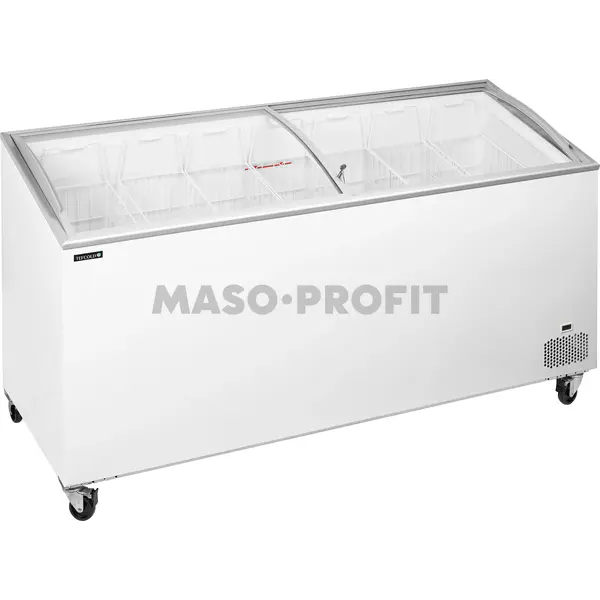 Tefcold Mraznička pultová  prosklené oblé víko IC552SCEB